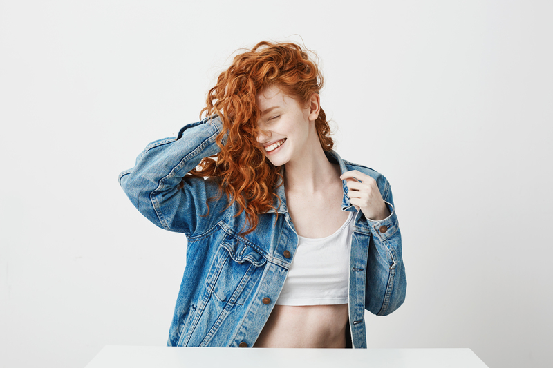 Cabelo Ruivo hidratado